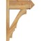 Ekena Millwork Balboa Rough Sawn Arts and Crafts Outlooker, Western Red Cedar, 8"W x 20"D x 28"H OUT08X20X28BOA03RWR - alternate 3